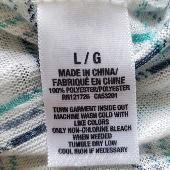 Aeropostale Striped Plaid Button Down Collared Top - Picture 10 of 11